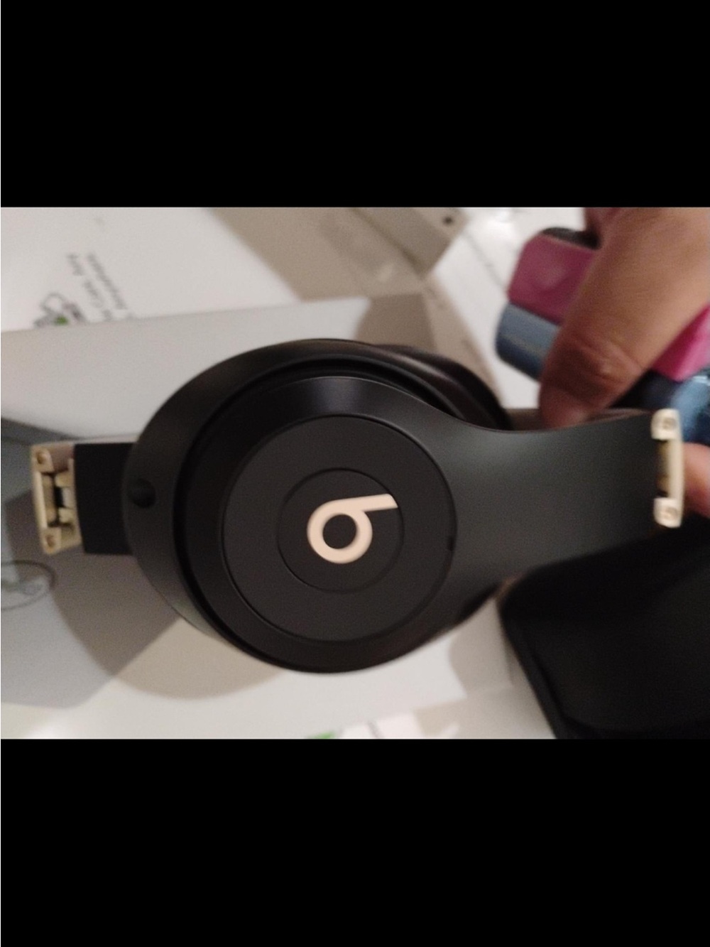 Wireless Over-Ear Headphones in Black Beats Studio pro headphones